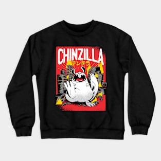 Chinzilla attacks Crewneck Sweatshirt